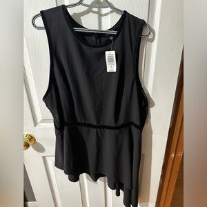 Torrid high-low peplum top